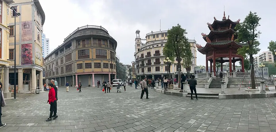 Xiaogongyuan ในเมืองเก่าซัวเถา